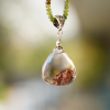 Beautiful Rutilated Quartz With Sterling Silver Kolye Ucu