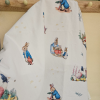 Mavi Peter Rabbit Desenli Pamuk Poplin Kumaş, Balenli Bebek Emzirme Önlüğü, Örtüsü 12