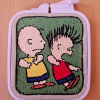 Peanuts Desenli El İşlemesi Tablo