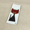 Hakiki Deri Kedi Kitap Ayracı