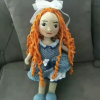 Turuncu Aşk Amigurumi Bebek