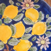 Limon Desenli Servis Tabağı-el Yapımı Çini