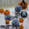 Petit Point El Nakışlı Broş - Halloween Grim Reaper 2