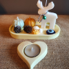 Oval Tabakta Mum Set
