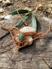 Amazonite Taşlı Makrome Tiara ~ Doğal Taş Choker Kolye 