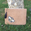 Arılı Clutch Bej