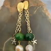 Cunda Accessories Bayan Doğaltaş Tasarım Küpe