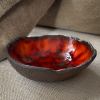 Ateş Kırmızısı Stoneware Seramik Sunumluk