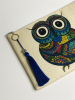 Baykuş Desen Clutch Çanta