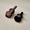 Brown Cello Serami̇k Ki̇li̇ Broş