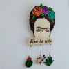 Frida Kahlo Ahşap Duvar Süsü 