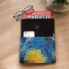 Kitap / Tablet / E-book Reader Kılıfı - Van Gogh Yıldızlı Gece / Siyah Renk