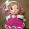 Pembe Pamuk Şekeri Amigurumi Bebek