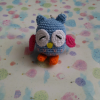 Amigurumi  Maskot  Baykuş  Anahtarlık