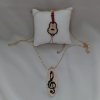El Yapımı Miyuki Sol Anahtarı Ve Gitar Takı Seti