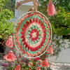 Mandala Renkli Dreamcatcher Püsküllü