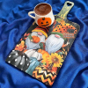 Sonbahar Halloween Sunumluk Gnome Balkabağı Kedi Ayçiçek Kız
