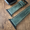 Apple Watch Hakiki Deri Saat Kordonu Yeşil (3,4,5,6,7,8,9,se, Ultra)