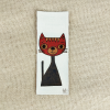 Hakiki Deri Kedi Kitap Ayracı