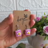 Mini Kitap Küpe 