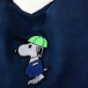 Snoopy Nakışlı Jean Çanta 