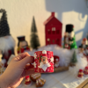 Noel Baba Kırmızı Türk Kahvesi Fincanı