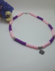 Fimo Pembe (Hamur Boncuk ) Kolye
