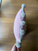 Göz Desenli Pembe Punch Yastık