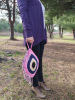 Göz Modeli Pembe Clutch Çanta