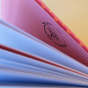 Joyful Elyapımı Ciltli Defter  Pembe Yıldız A5