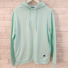 Mint Yeşili Spor Sırtı Uykulu Kız Kapşonlu Sweatshirt