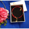 Miyuki Kırmızı Siyah Beyaz Kadın Choker Kolye