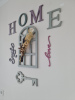 Panjurlu Home Kilit Duvar Dekorasyonu Ahşap