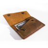 Risus Kapaklı Minimal Cüzdan Camel 