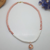 Rose İnci Fimo Kolye