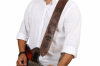 Tabaq - Hieroglyph - Hakiki Deri Gitar Askısı