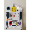 TahThink Beyaz-Renkli Metaryaller Montessori Aktivite Tahtası Busy Board