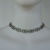 Kristal Taşlı Dikdörtgen Zincir Choker Kolye