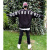 Tasarım Unisex Oversize Siyah Sweatshirt