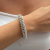 Kutcha Accessories Gümüş Kaplama Kalın Burgu Bileklik
