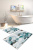 Dekoratif Modern Tasarım Kaydırmaz Taban İkili Takım Banyo Paspası & Klozet Takımı-2 li