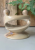 Doğal Taş ( Sabuntaşı/ Soapstone) Mermerli Iskandinav Soyut Tealight Mumluk/ Dekoratif Obje Evlilik Hediyesi Veya S...