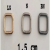 Dora Metal Aksesuar 1,5 Cm Kare Light Gold