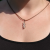 Işlenmemiş Ham Doğal Kristal Kuvars Taşı Kolye Mini Boy