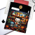Kitap Kılıfı / Tablet Kılıfı / Ebook Kılıfı / Çok Amaçlı Kılıf ( Kediler Ve Kütüphane )