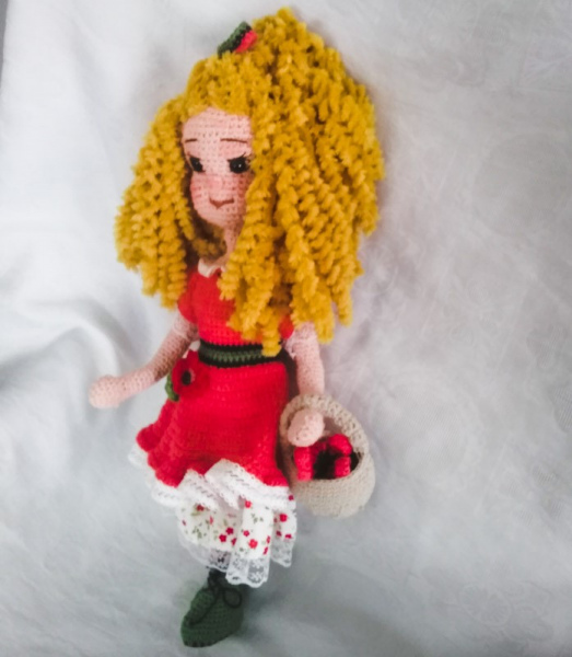 Amigurumi Çiçekçi Kız 