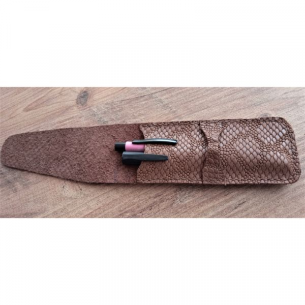 Gerçek Deri Özel Kalemleriniz Için Kalemlik Kalem Kutu 27 Cm 6 Cm 