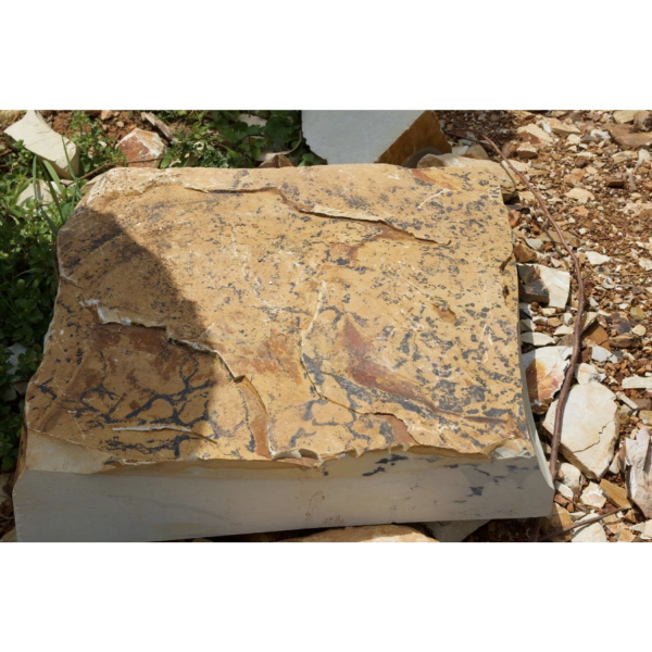 Doğal Taş (Sabuntaşı/Soapstone) El Yapımı Hayvan Desenli Etnik Şişe Vazo