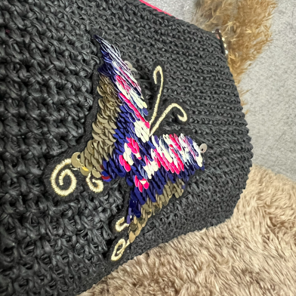 Kelebek Clutch Çanta