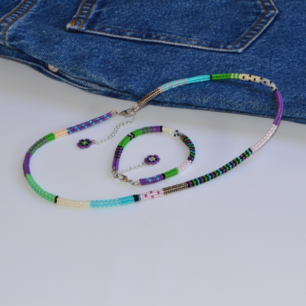 Jean Kolye / Bileklik Set